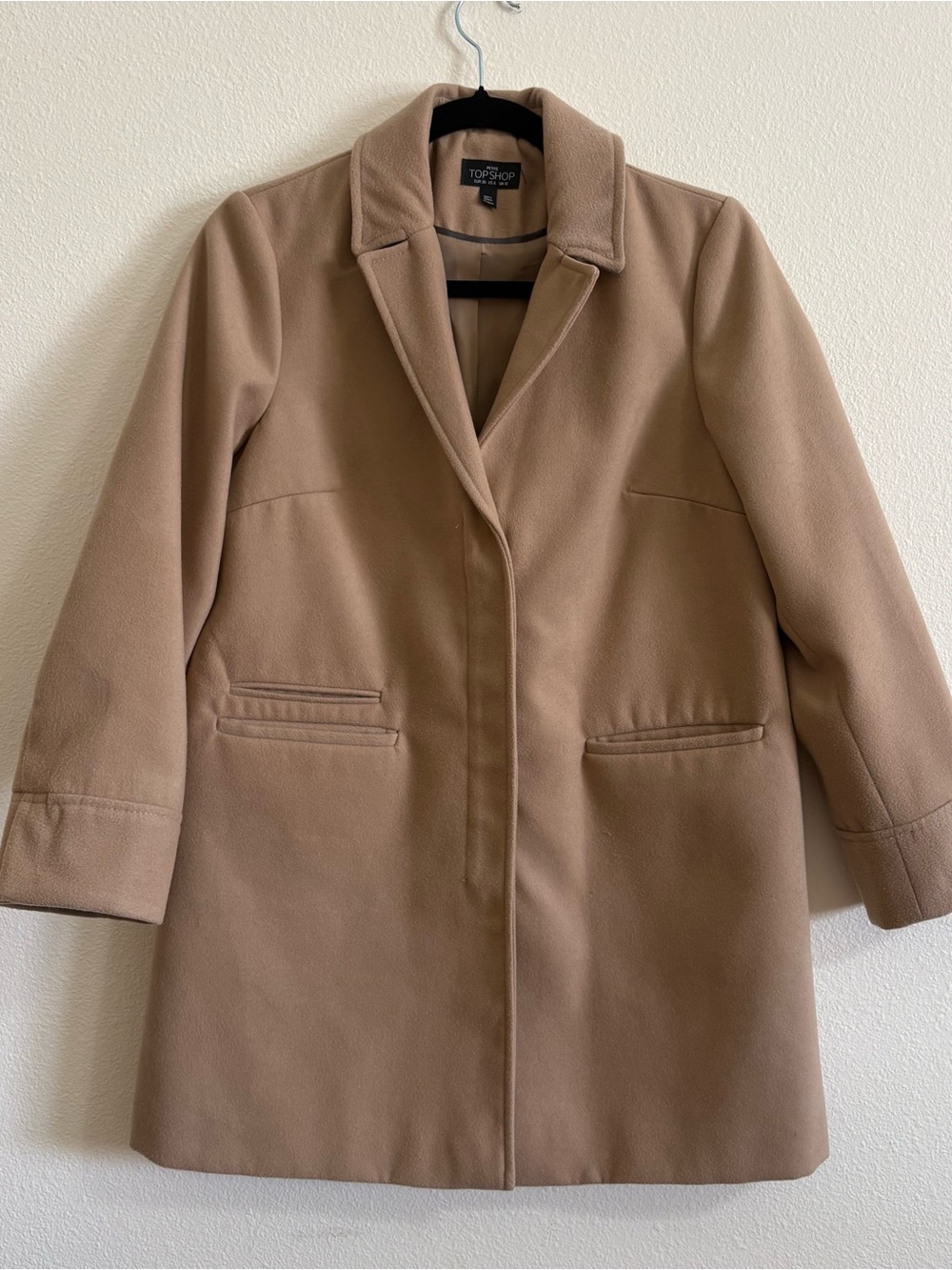 Topshop Petite Camel Trench Coat